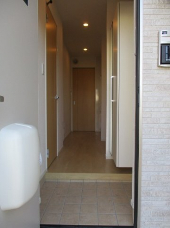 落ち着いた玄関です