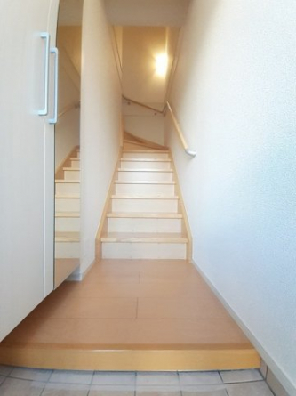 毎日通る玄関はこちらです