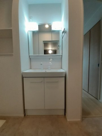 脱衣スペースもあります