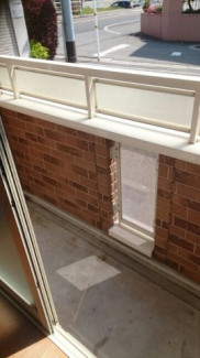 陽当たり良好なバルコニーです