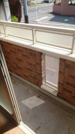 陽当たり良好なバルコニーです