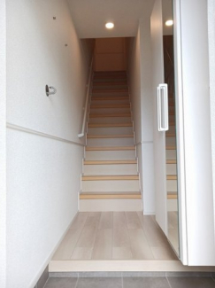 ゆったりとした玄関です