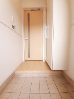 ゆったりとした玄関です