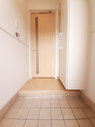 ゆったりとした玄関です