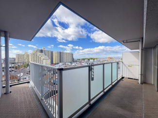 広々Ｌ字バルコニー