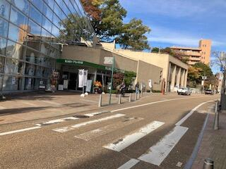 松山城ロープウェイ乗り場まで230m