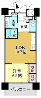 1LDKの間取り