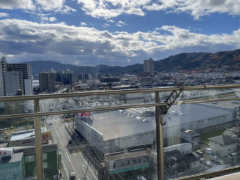 ベランダからの眺望、別角度