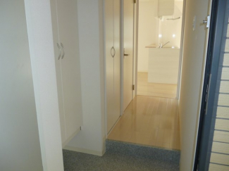 落ち着いた玄関です