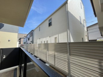 バルコニーからの景色です