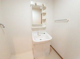 忙しい朝には欠かせない洗面所です