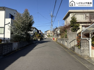 前面道路です。