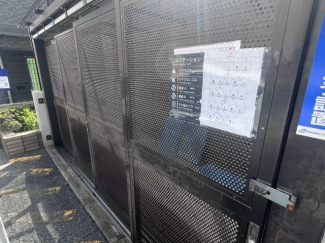 ごみステーションです