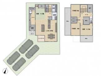 草津市追分８丁目戸建の画像