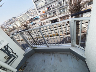 西面リビングバルコニー