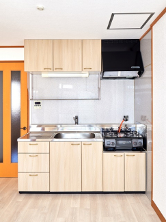 ガスコンロは新品です