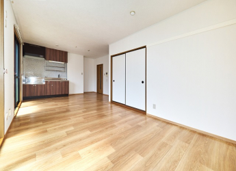 明るい南面12帖ワイドリビング