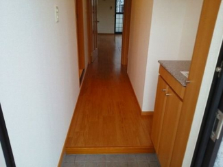 明るい玄関です