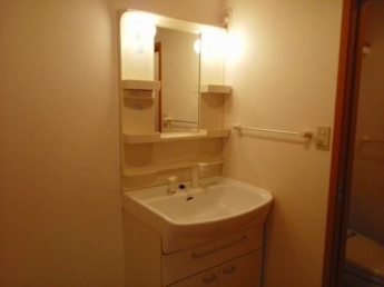 広い洗面スペース