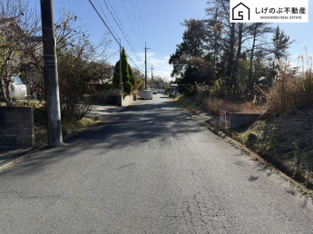 前面道路です。