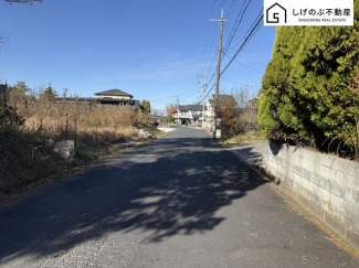 前面道路です。