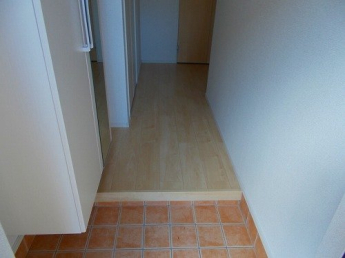 ゆったりとした玄関です