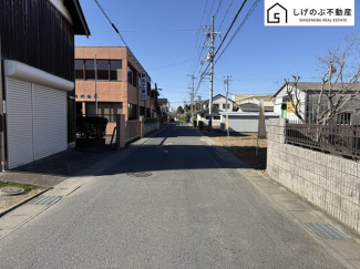 前面道路です。