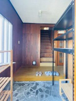 毎日通る玄関はこちらです