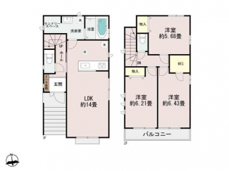 １号棟間取り図