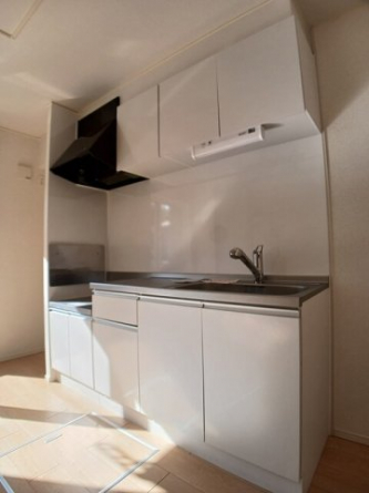 コンパクトなキッチンで掃除もラクラク