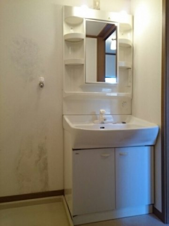 広い洗面スペース