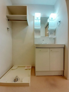 広い洗面スペース