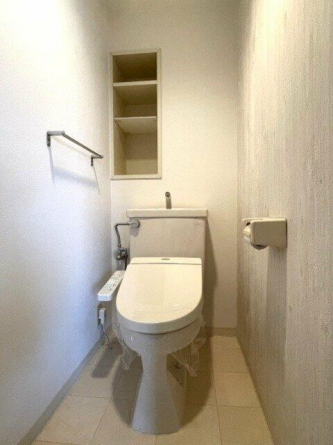 快適な温水洗浄便座付きです