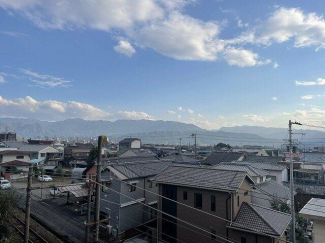 南側バルコニーからの眺望です