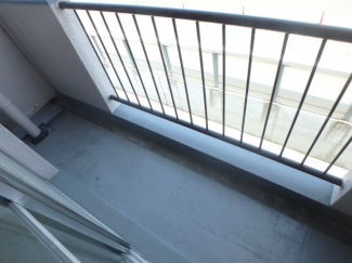 お洗濯の干せるバルコニー