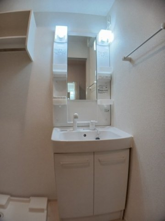 広い洗面スペース