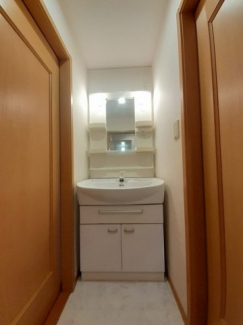 忙しい朝には欠かせない洗面所です