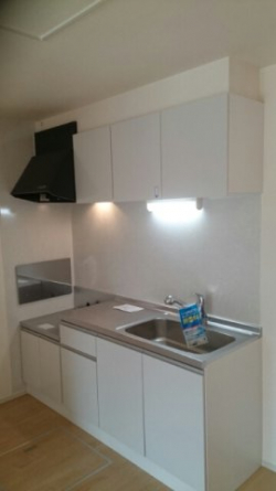 コンパクトなキッチンで掃除もラクラク