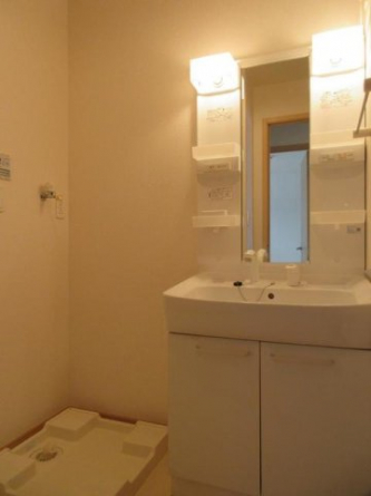 忙しい朝には欠かせない洗面所です