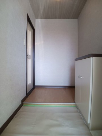 シンプルで使いやすい玄関です