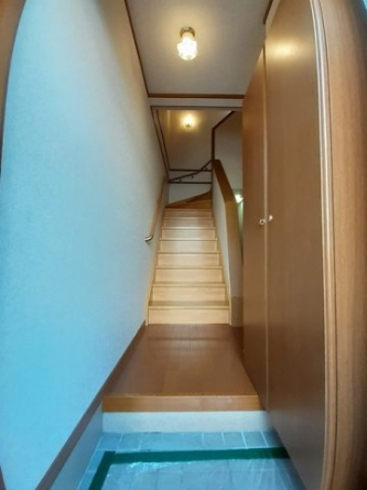 ゆったりとした玄関です