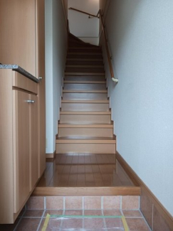 ゆったりとした玄関です