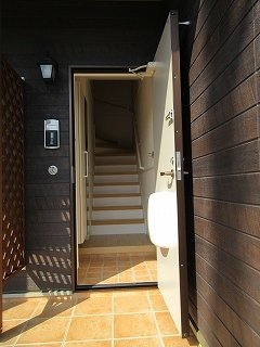 ゆったりとした玄関です