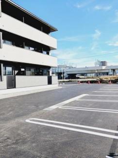 駐車場に車を止められます