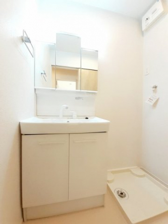 広い洗面スペース