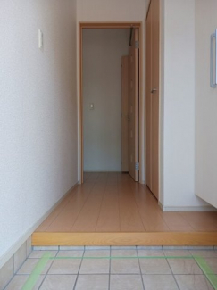 明るい玄関です