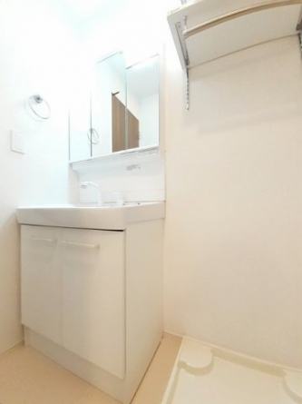 忙しい朝には欠かせない洗面所です