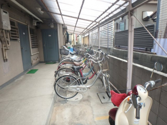 自転車置き場になります