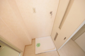 スペースが確保できる洗面所です