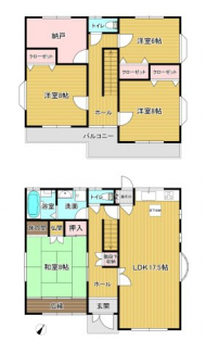 40坪弱の大きなお家です